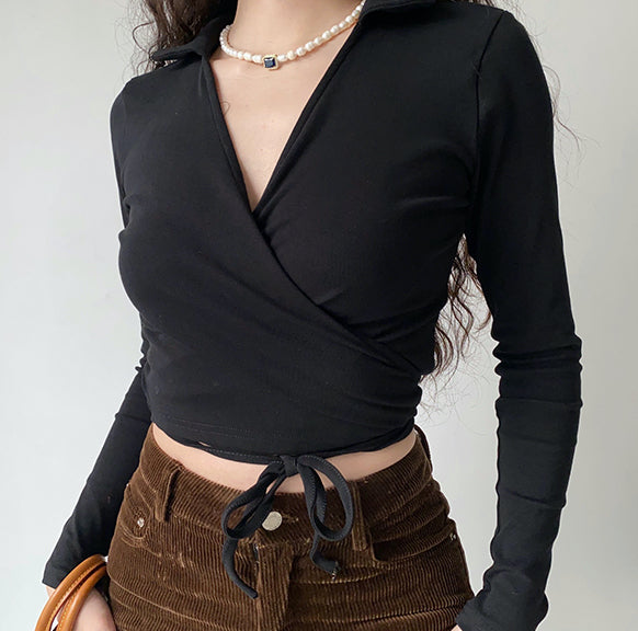 Kennedy Cross Wrap Top