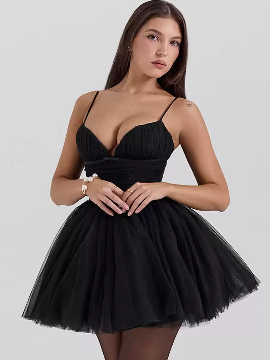Faye Tulle Corset Mini Dress