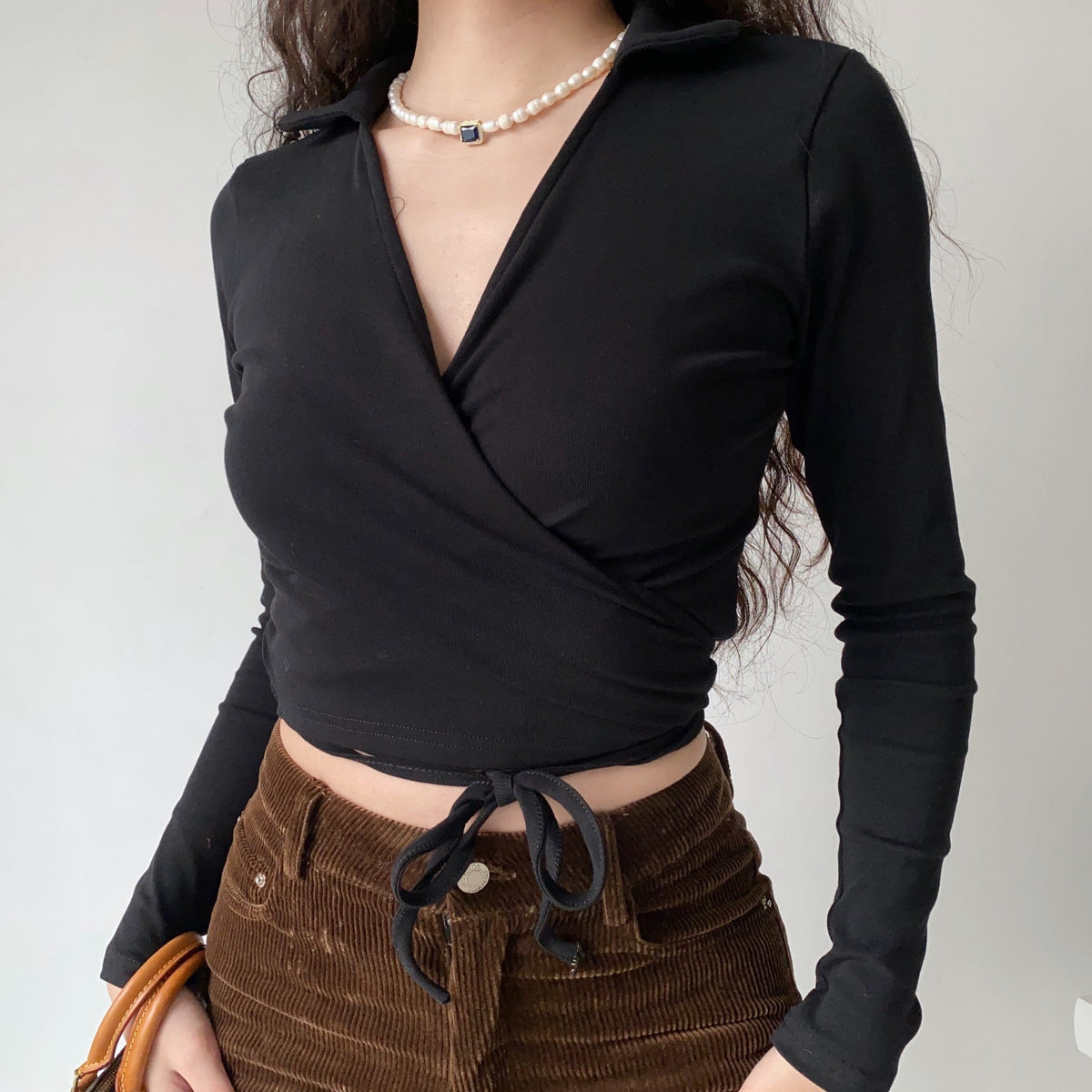 Kennedy Cross Wrap Top