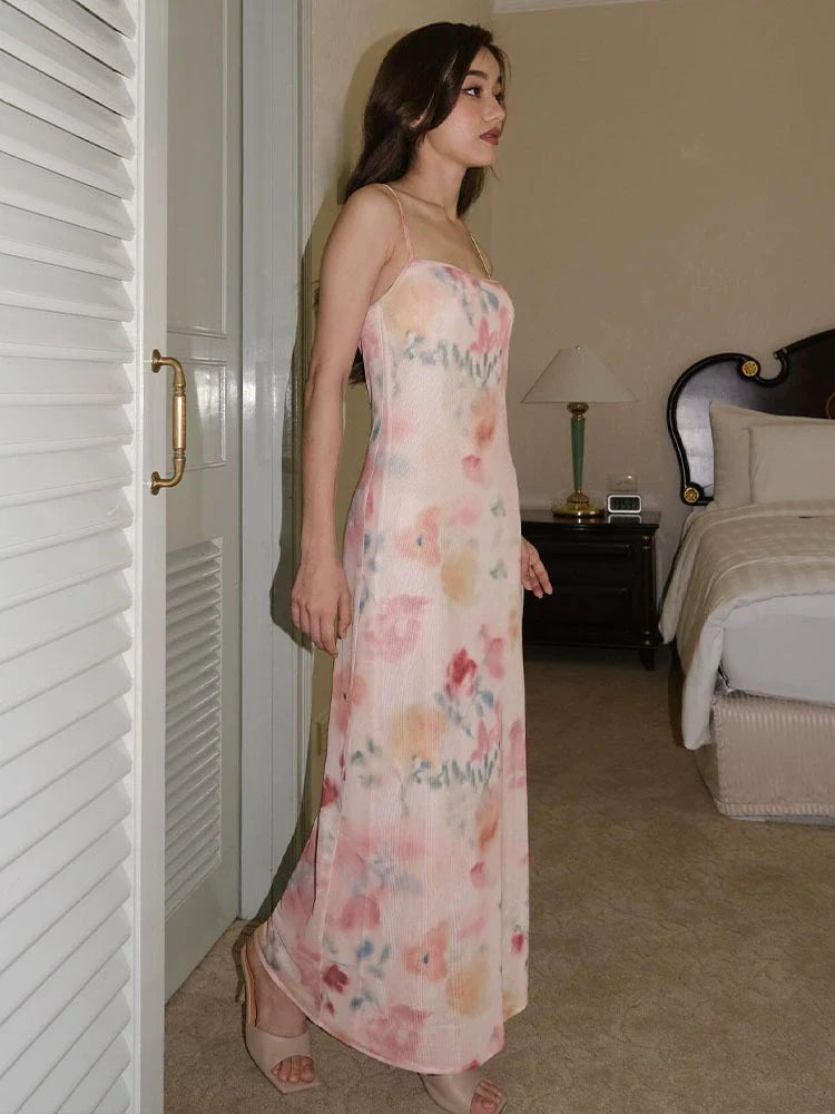 Frances Floral Mesh Maxi