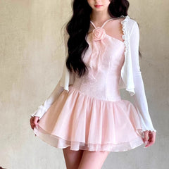 Ballet Rosette Dress ~ HANDMADE