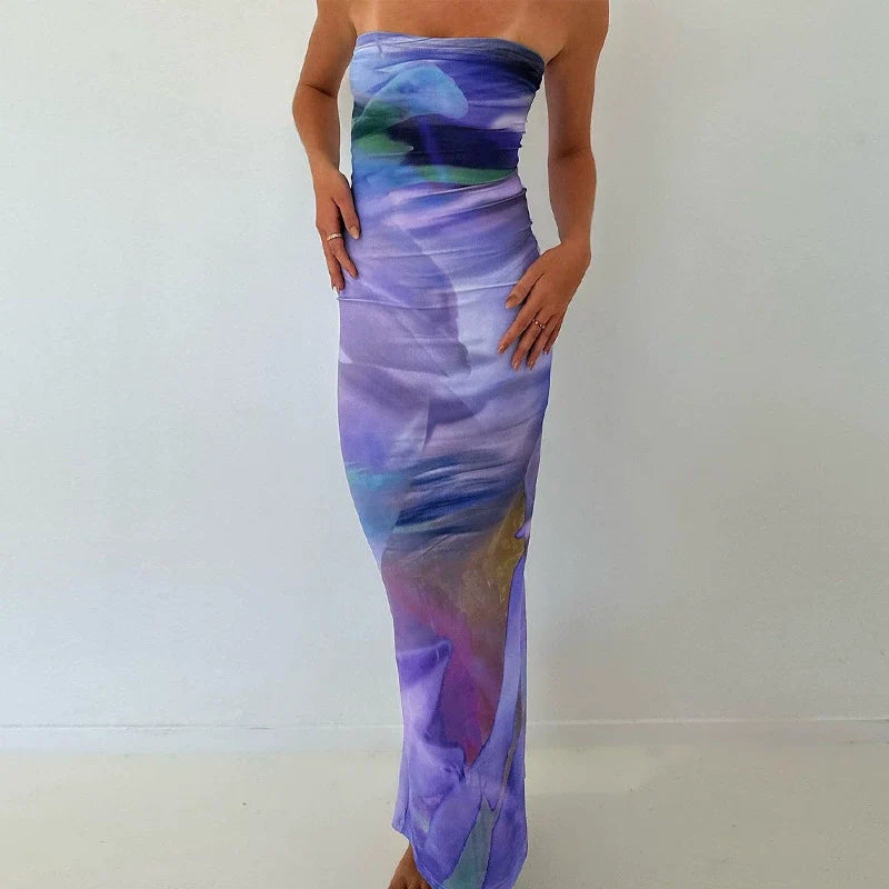 Kelis Strapless Maxi Dress