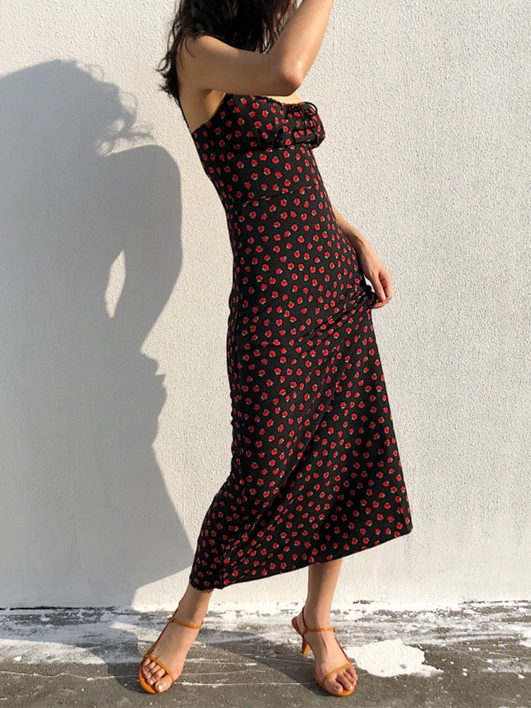 Vintage Capsule Rose Midi Dress