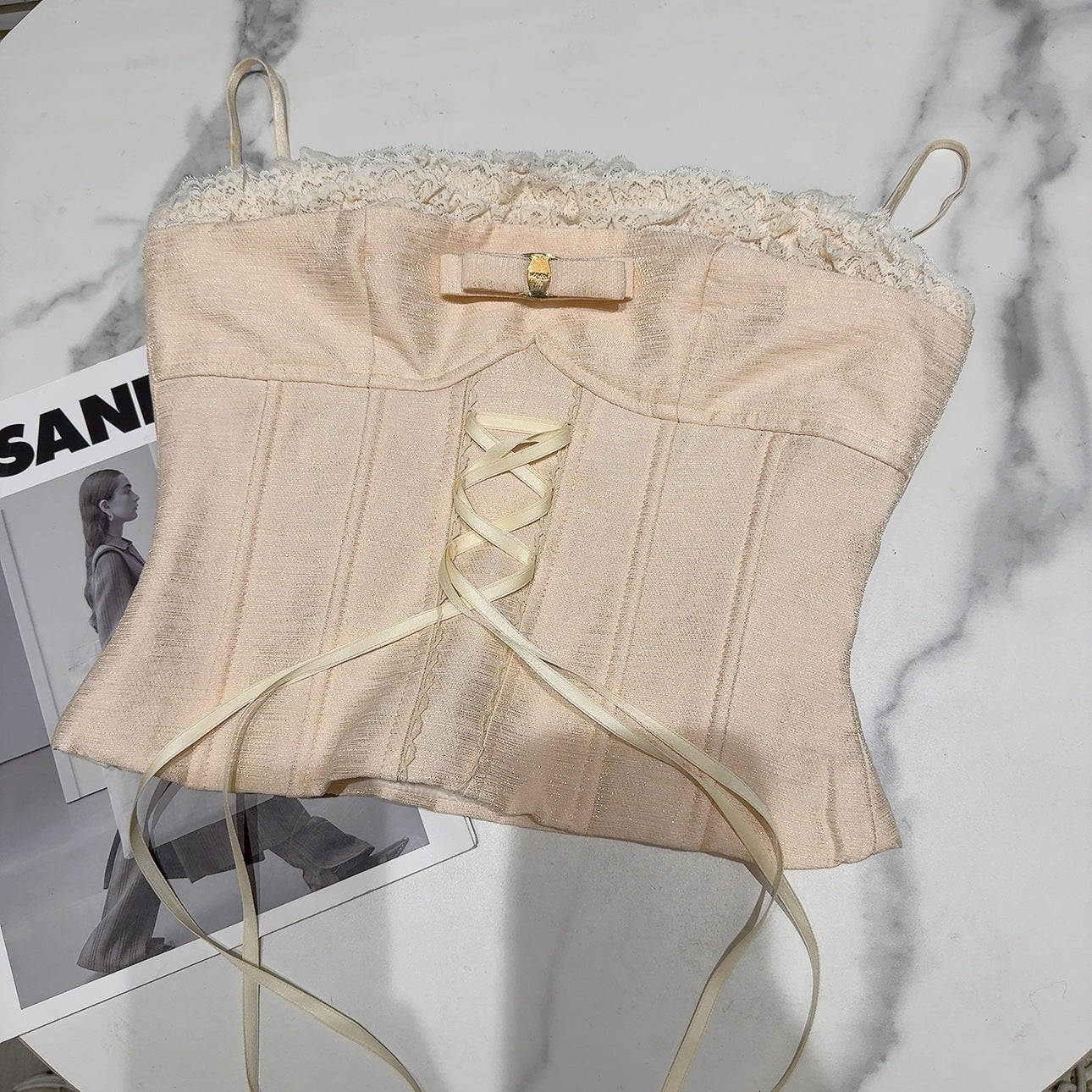 Juliette Lace Detail Corset Top