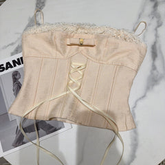 Juliette Lace Detail Corset Top