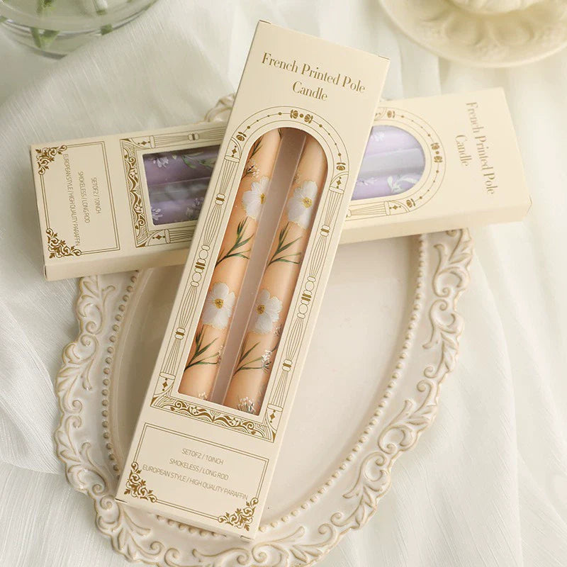 Lyra Pastel Garden Floral Candles
