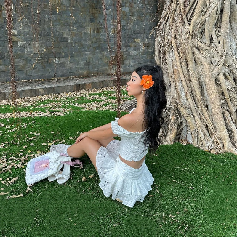 Nura Ruffle Skirt Set