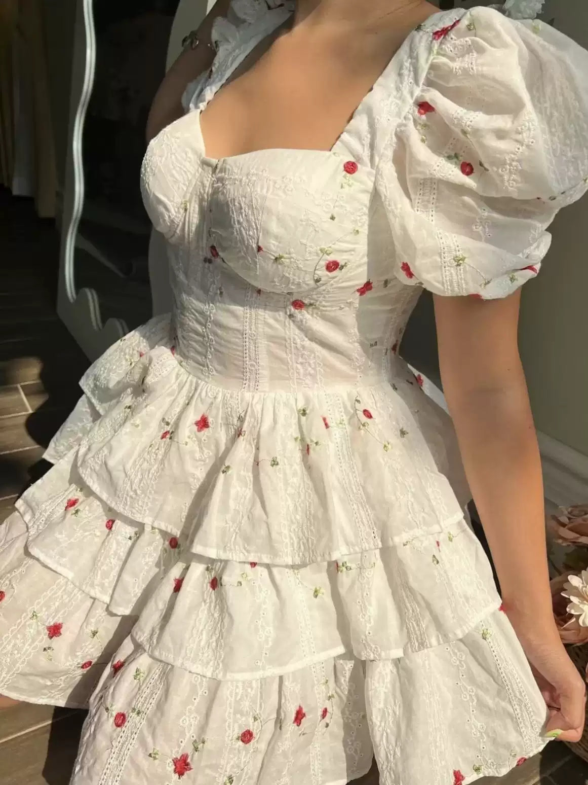 Irelyn Floral Corset Mini Dress