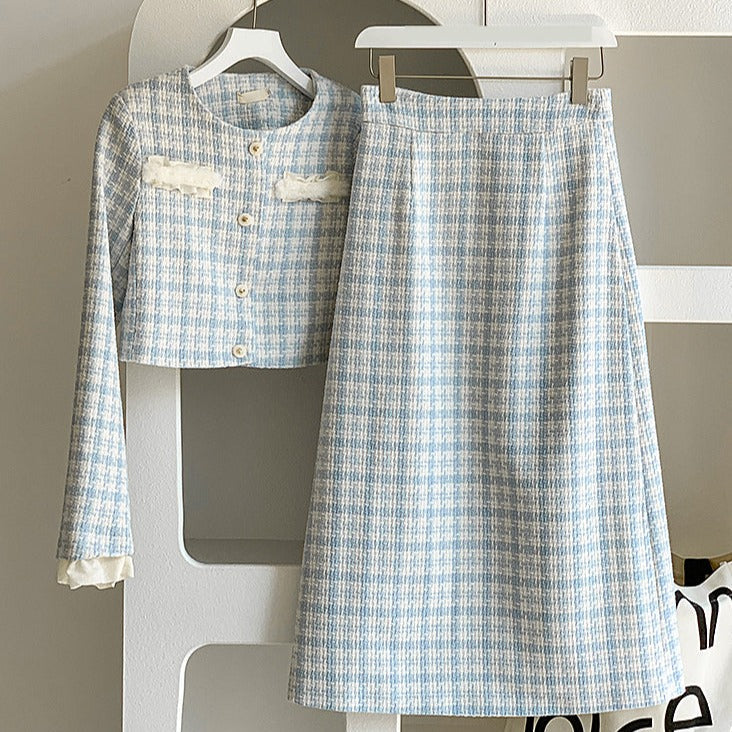 Douceur Plaid Set ~ HANDMADE