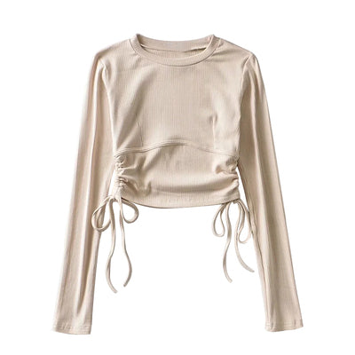 Manhattan Dual Drawstring Knit Top