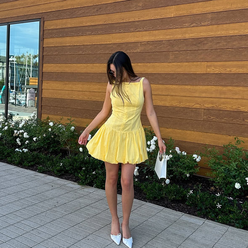 Ryver Bubble Knit Mini Dress