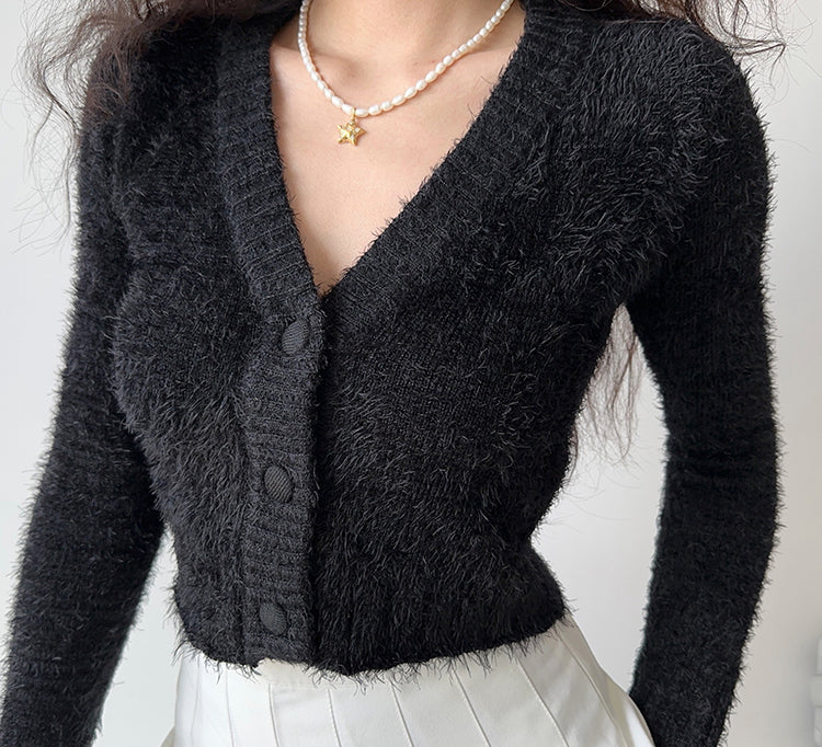 Amalia Plush Cardigan