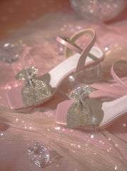 Sirena Crystal Bow Sandals