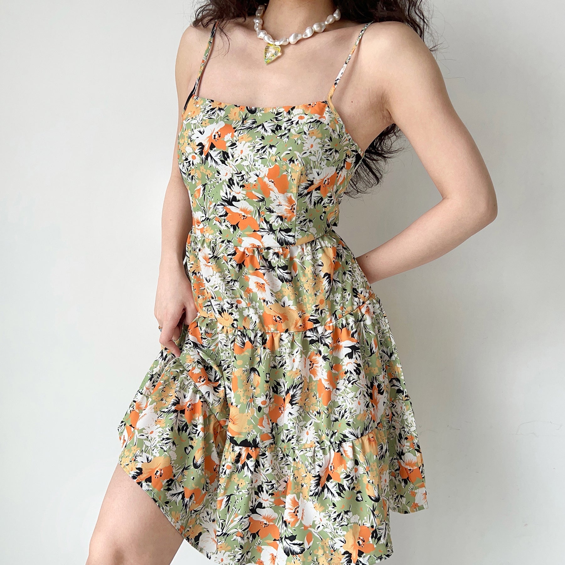 Hawaiian Tropics Sling Dress