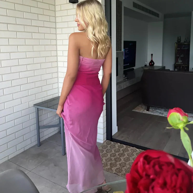 Gaia Strapless Maxi Dress