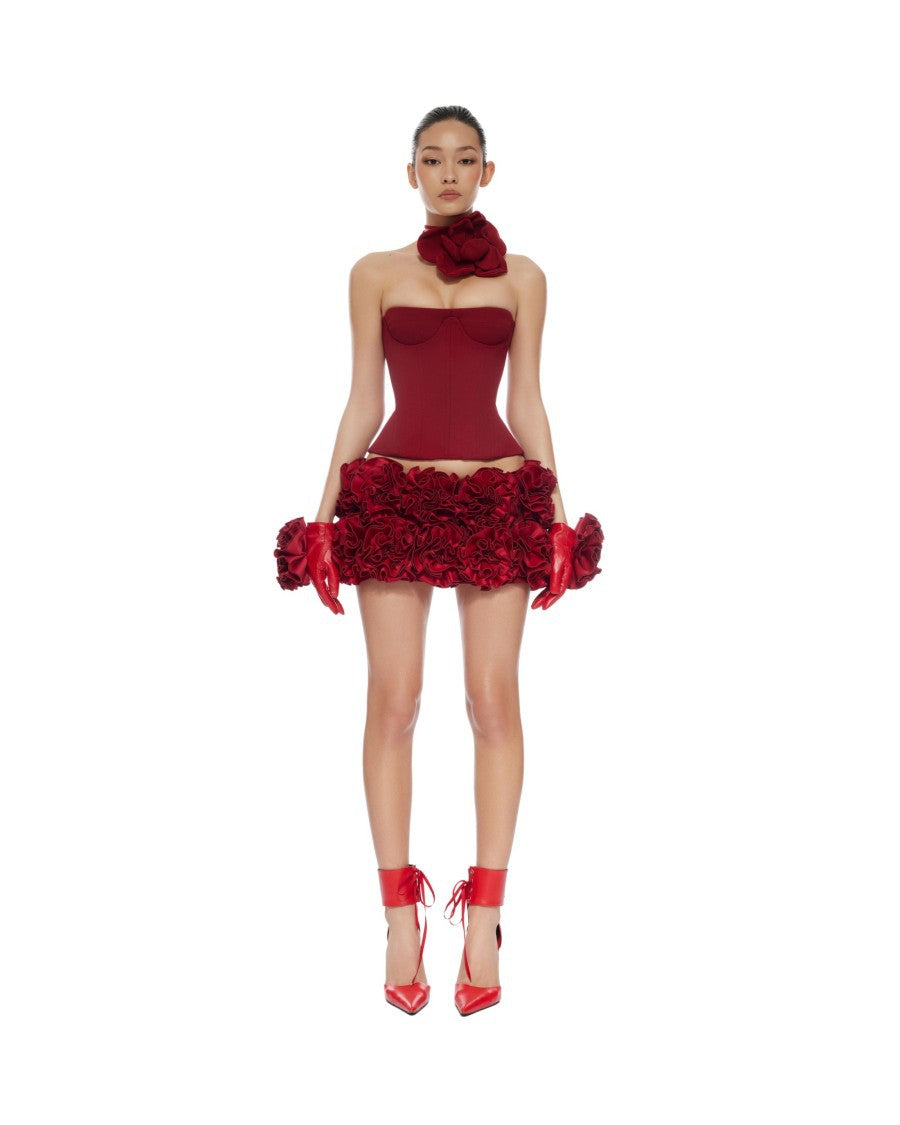 Inna Bloom Corset Mini Dress