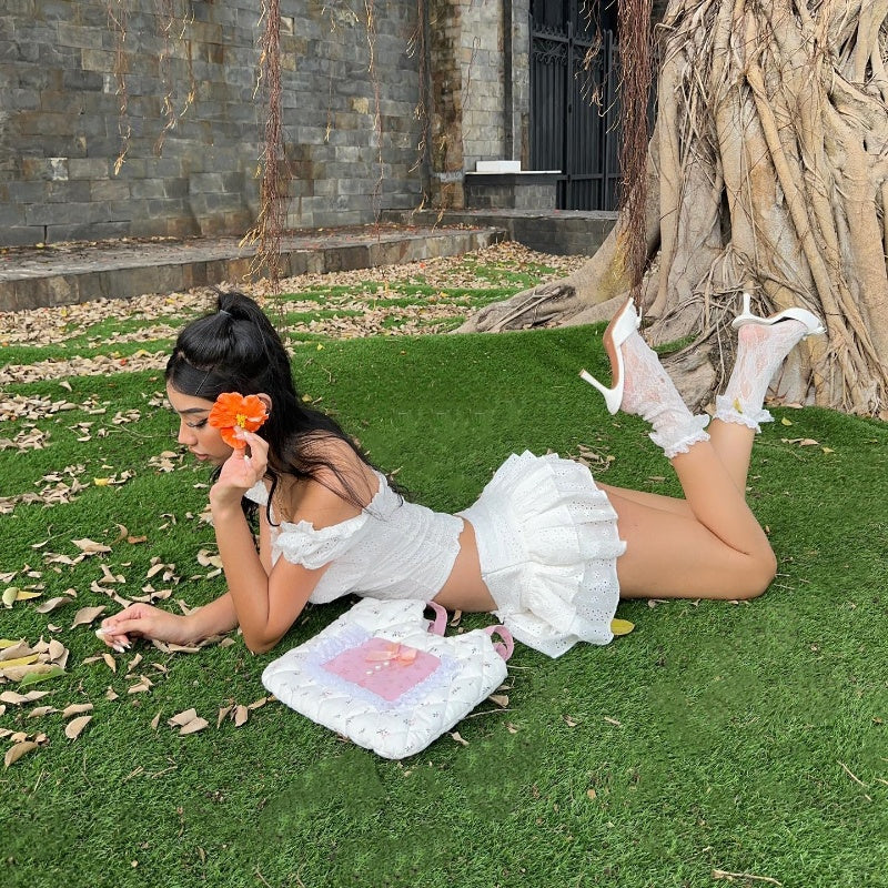 Nura Ruffle Skirt Set