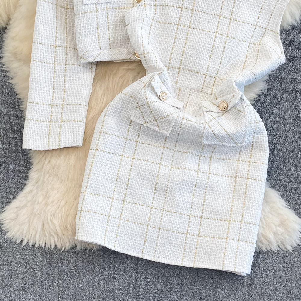 Jeannie Plaid Set ~ HANDMADE