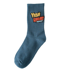 Skate Ribbed Crew Socks