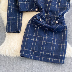 Jeannie Plaid Set ~ HANDMADE