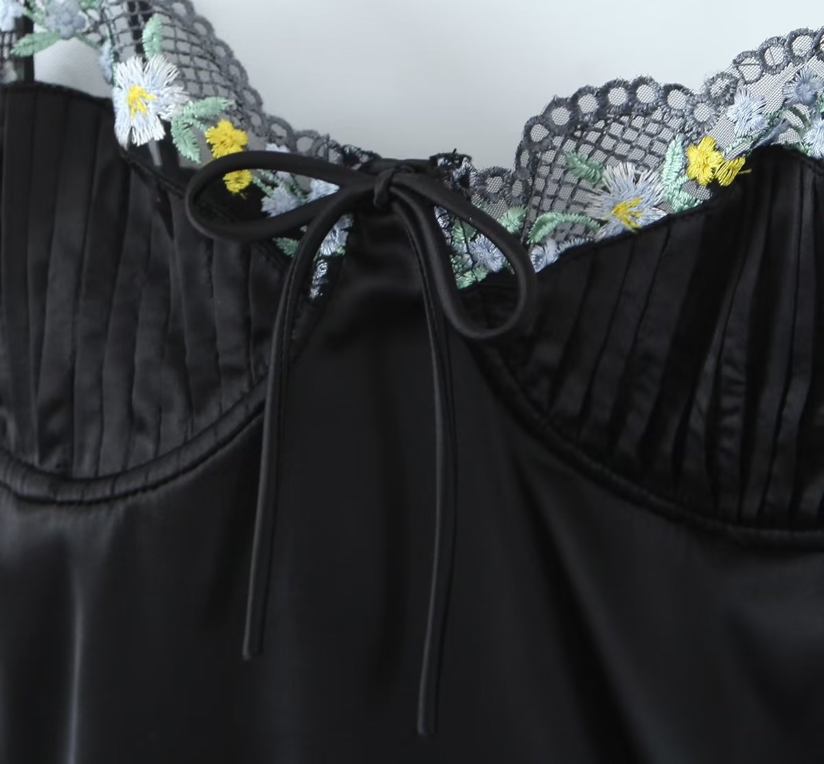 Thalia Saten Mini Dress