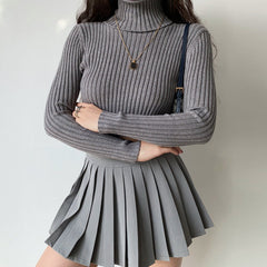 Amour Knitted Turtleneck Sweater