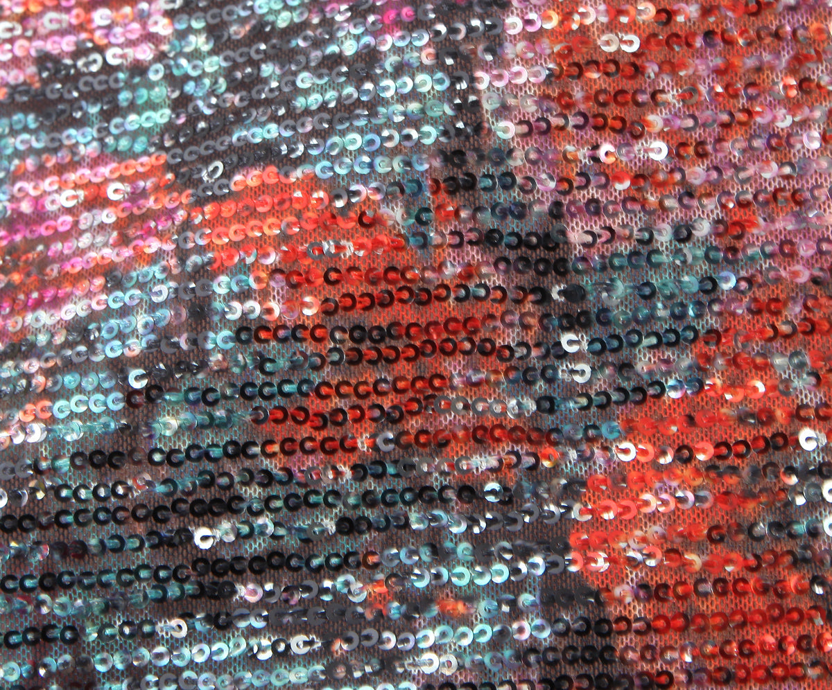 Lareen Rose Sequin Mini Dress