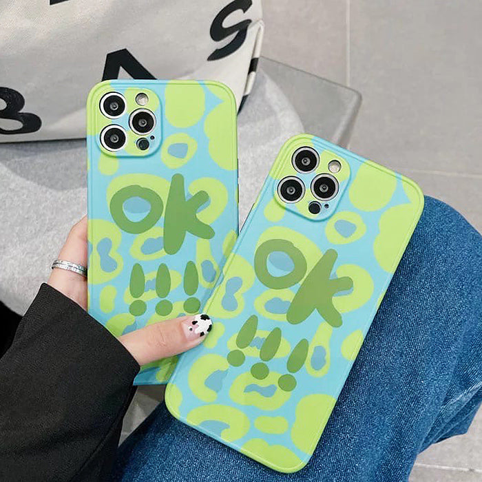 Ok Green iPhone Case