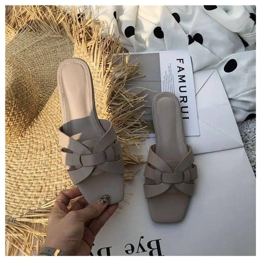 Open Toe Flat Leisure Sandals