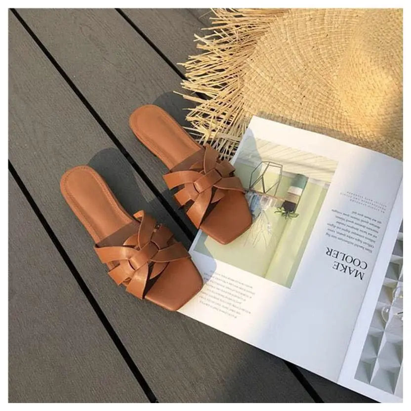 Open Toe Flat Leisure Sandals