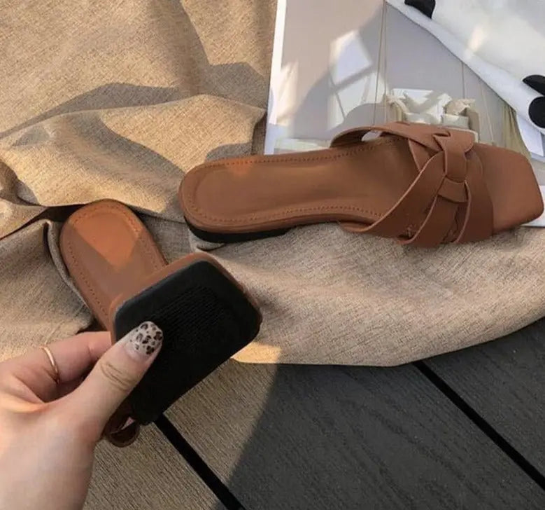 Open Toe Flat Leisure Sandals