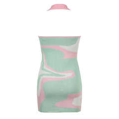 Pastel Candy Halter Dress