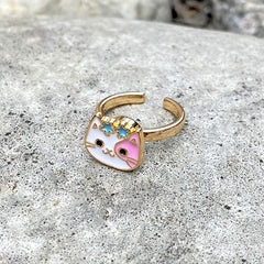 Pastel Cat Anxiety Ring