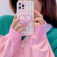 Pastel Grid iPhone Case