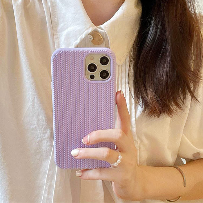 Pastel Knit iPhone Case