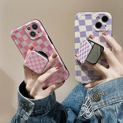 Pastel Plaid iPhone Case