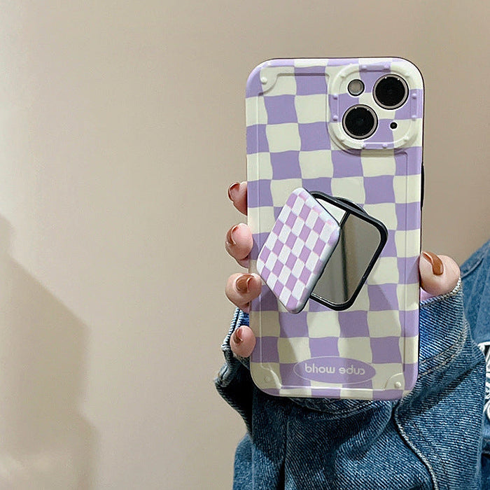 Pastel Plaid iPhone Case