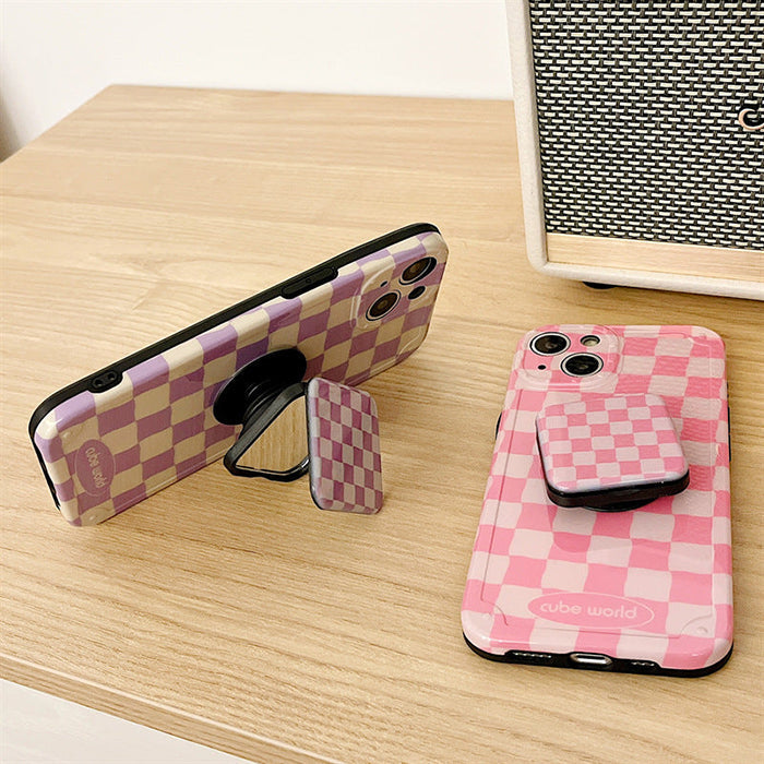 Pastel Plaid iPhone Case