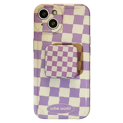 Pastel Plaid iPhone Case