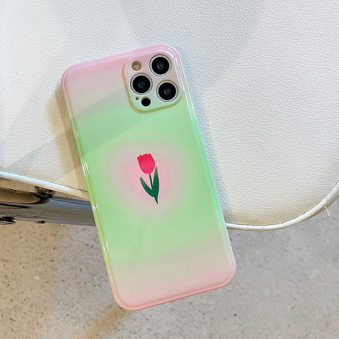 Pastel Tulip iPhone Case