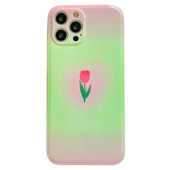 Pastel Tulip iPhone Case