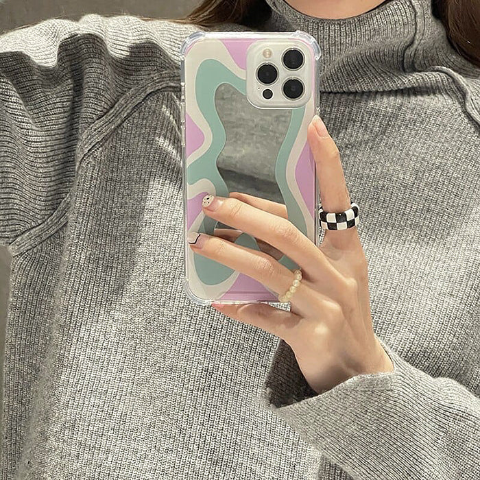 Pastel Waves iPhone Case