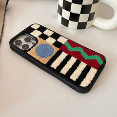 Patchwork Embroidered iPhone Case