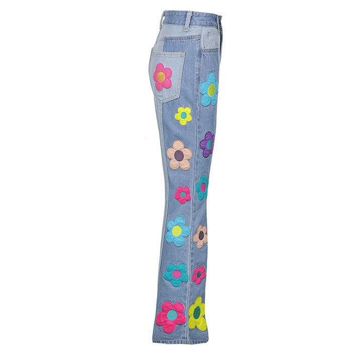 Peace & Petals Indie Kid Jeans