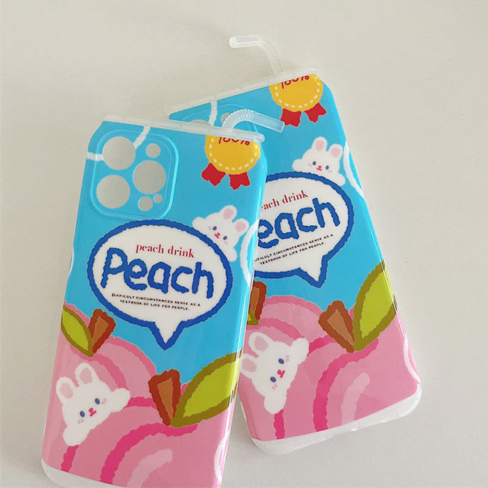 Peach Drink iPhone Case