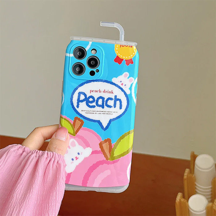 Peach Drink iPhone Case