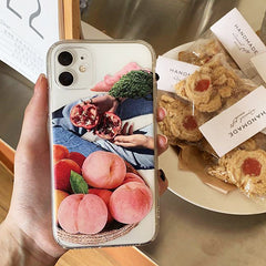 Peach & Pomegranate iPhone Case