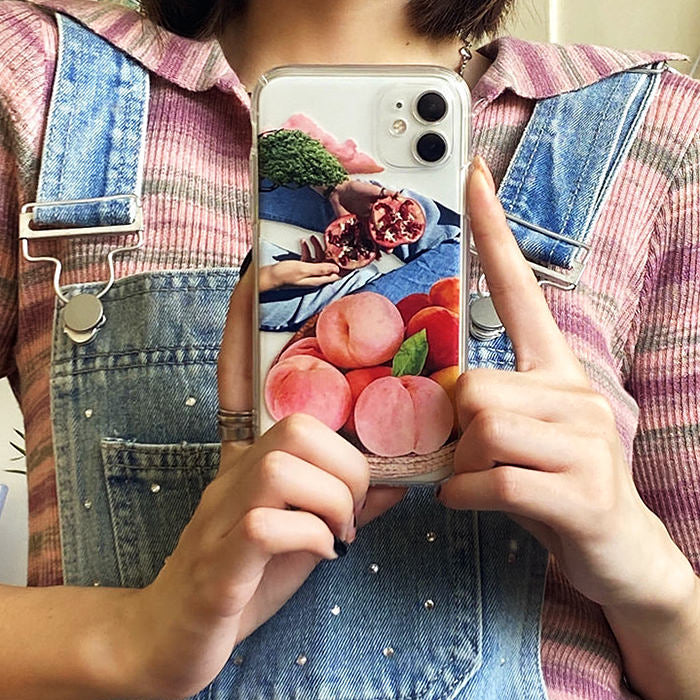 Peach & Pomegranate iPhone Case