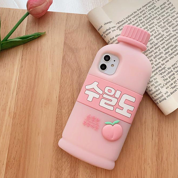 Peach Water Bottle iPhone Case