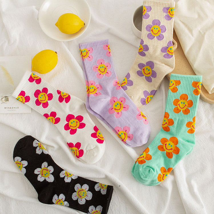 Petals Of Happiness Socks